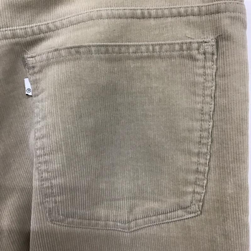 リーバイス Levi s パンツ ワークパンツ、ペインターパンツ コーデュロイパンツ ワイドパンツ カジュアルパンツ 36インチ 無地 ベージュ / ベージュ /  メンズ USED 古着 中古 10148377
