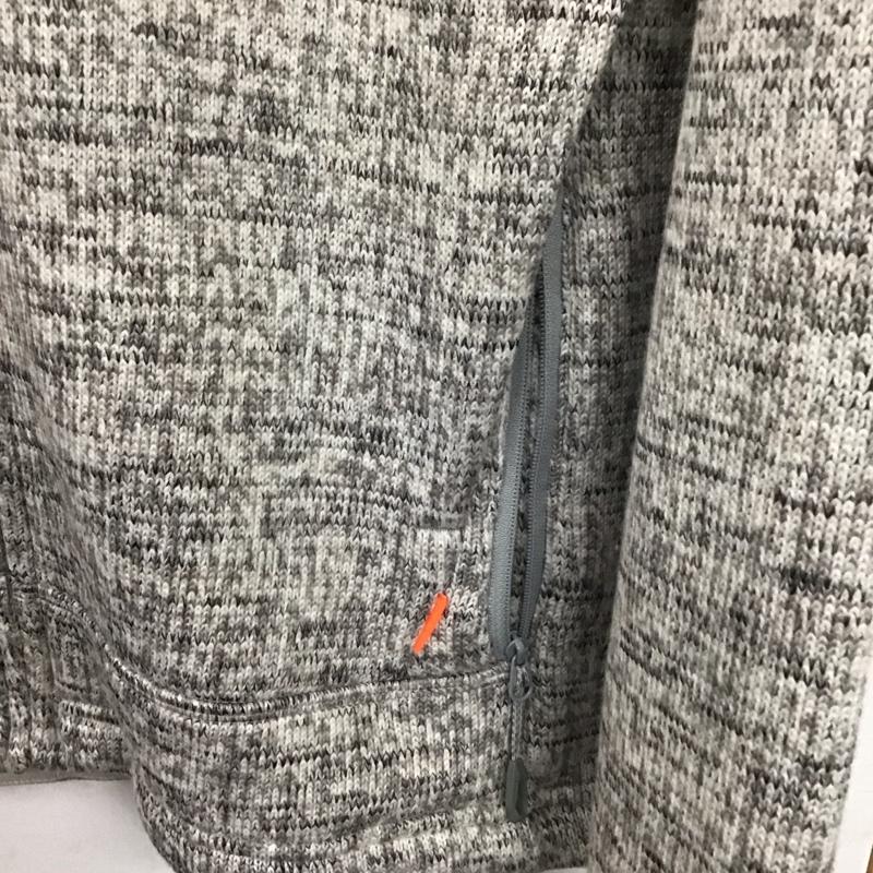 マムート Mammut ジャケット、上着 ジャンパー、ブルゾン ジップアップジャケット ニットフリースジャケット スタンドネック M 無地 灰 / グレー /  メンズ USED 古着 中古 10148385