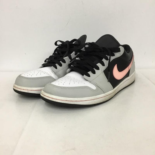 ナイキ NIKE スニーカー スニーカー 553558-062 AIR JORDAN 1 LOW 27cm 27.0cm ロゴ、文字 白 / ホワイト / X 灰 / グレー / X 黒 / ブラック / X 桃 / ピンク /  メンズ USED 古着 中古 10148396