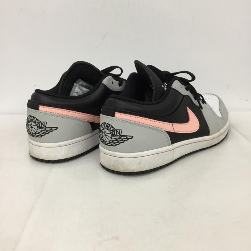 ナイキ NIKE スニーカー スニーカー 553558-062 AIR JORDAN 1 LOW 27cm 27.0cm ロゴ、文字 白 / ホワイト / X 灰 / グレー / X 黒 / ブラック / X 桃 / ピンク /  メンズ USED 古着 中古 10148396