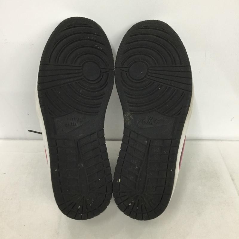 ナイキ NIKE スニーカー スニーカー 553558-062 AIR JORDAN 1 LOW 27cm 27.0cm ロゴ、文字 白 / ホワイト / X 灰 / グレー / X 黒 / ブラック / X 桃 / ピンク /  メンズ USED 古着 中古 10148396