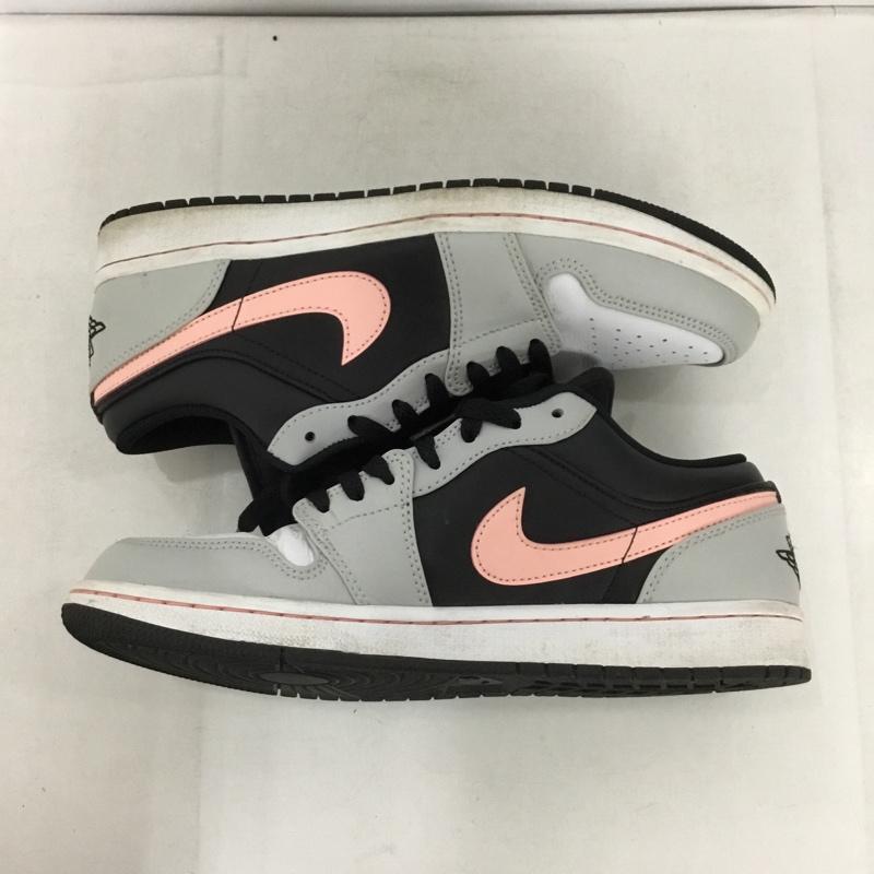 ナイキ NIKE スニーカー スニーカー 553558-062 AIR JORDAN 1 LOW 27cm 27.0cm ロゴ、文字 白 / ホワイト / X 灰 / グレー / X 黒 / ブラック / X 桃 / ピンク /  メンズ USED 古着 中古 10148396