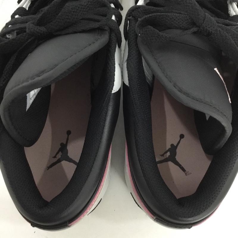 ナイキ NIKE スニーカー スニーカー 553558-062 AIR JORDAN 1 LOW 27cm 27.0cm ロゴ、文字 白 / ホワイト / X 灰 / グレー / X 黒 / ブラック / X 桃 / ピンク /  メンズ USED 古着 中古 10148396