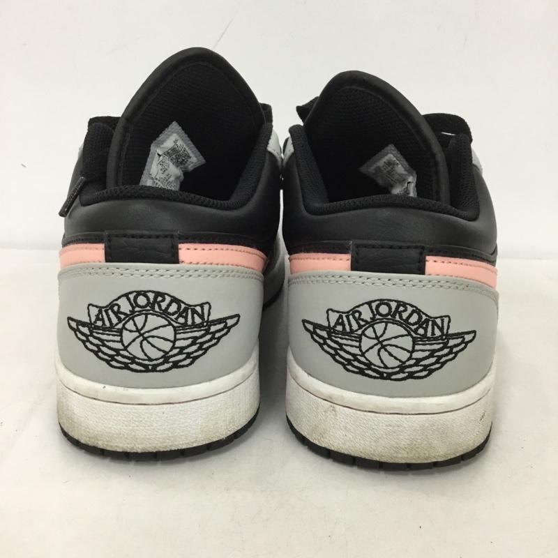 ナイキ NIKE スニーカー スニーカー 553558-062 AIR JORDAN 1 LOW 27cm 27.0cm ロゴ、文字 白 / ホワイト / X 灰 / グレー / X 黒 / ブラック / X 桃 / ピンク /  メンズ USED 古着 中古 10148396