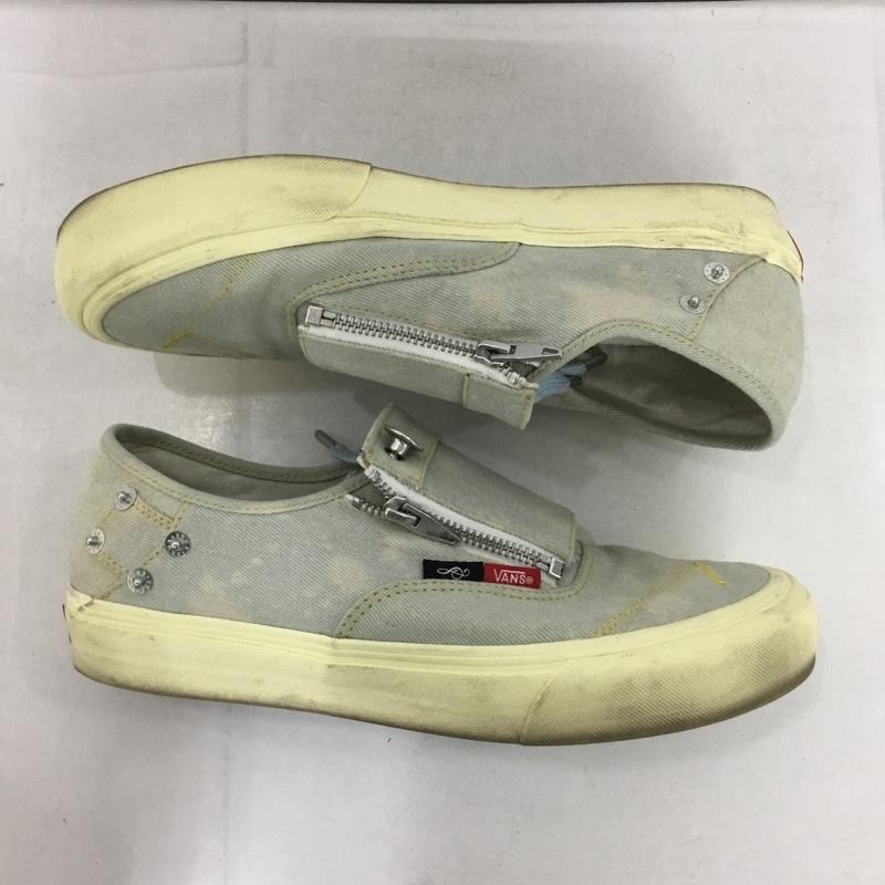 バンズ VANS スニーカー スニーカー 721454 SHANE GONZALES AUTHENTIC ZIP VLT LX 27.5cm 27.5cm ロゴ、文字 水色 / ライトブルー /  メンズ USED 古着 中古 10148399