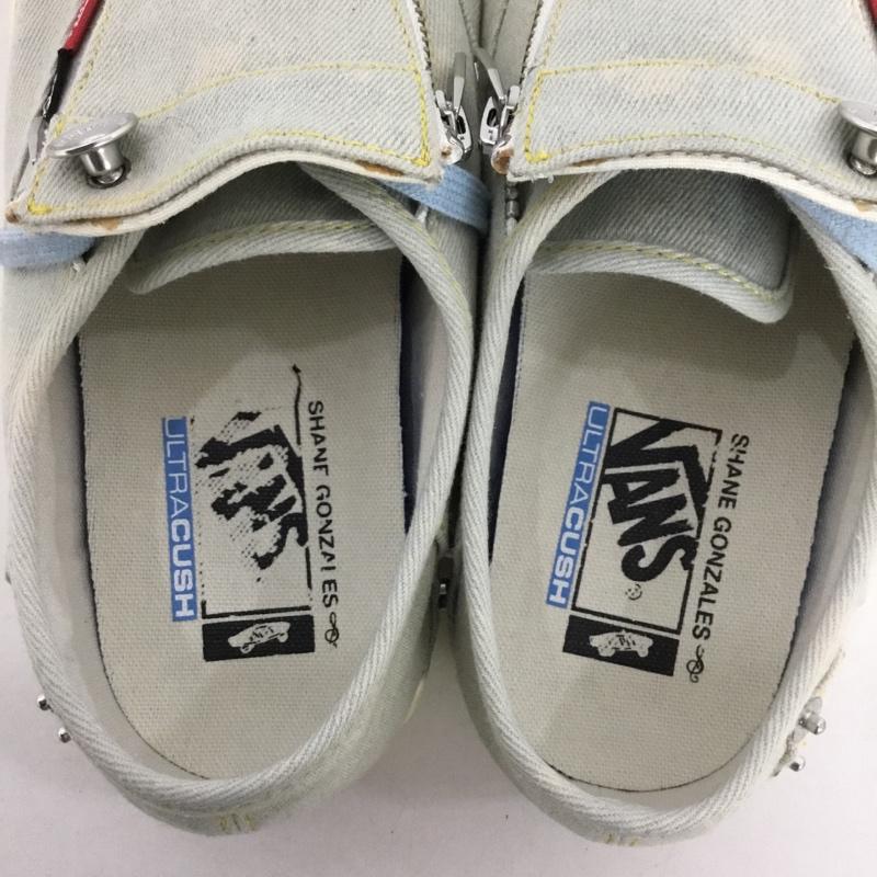 バンズ VANS スニーカー スニーカー 721454 SHANE GONZALES AUTHENTIC ZIP VLT LX 27.5cm 27.5cm ロゴ、文字 水色 / ライトブルー /  メンズ USED 古着 中古 10148399