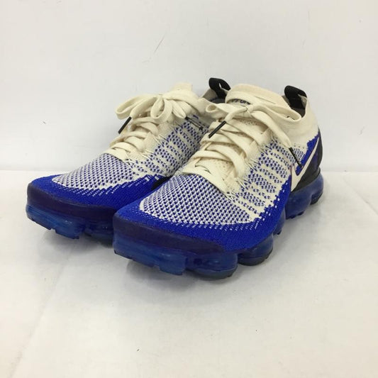 ナイキ NIKE スニーカー スニーカー 942842-204 AIR VAPORMAX FLYKNIT 2 26.5cm 26.5cm ロゴ、文字 青 / ブルー / X 黒 / ブラック / X 白 / ホワイト /  メンズ USED 古着 中古 10148404
