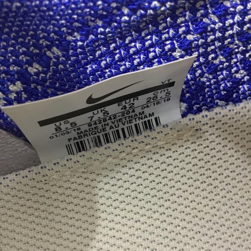 ナイキ NIKE スニーカー スニーカー 942842-204 AIR VAPORMAX FLYKNIT 2 26.5cm 26.5cm ロゴ、文字 青 / ブルー / X 黒 / ブラック / X 白 / ホワイト /  メンズ USED 古着 中古 10148404