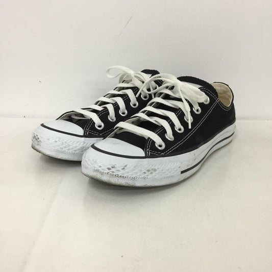コンバース CONVERSE スニーカー スニーカー M9166 キャンバス オールスター OX 23.5cm 23.5cm ロゴ、文字 黒 / ブラック / X 白 / ホワイト /  レディース USED 古着 中古 10148411