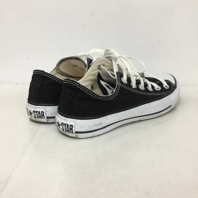 コンバース CONVERSE スニーカー スニーカー M9166 キャンバス オールスター OX 23.5cm 23.5cm ロゴ、文字 黒 / ブラック / X 白 / ホワイト /  レディース USED 古着 中古 10148411