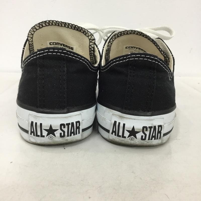 コンバース CONVERSE スニーカー スニーカー M9166 キャンバス オールスター OX 23.5cm 23.5cm ロゴ、文字 黒 / ブラック / X 白 / ホワイト /  レディース USED 古着 中古 10148411