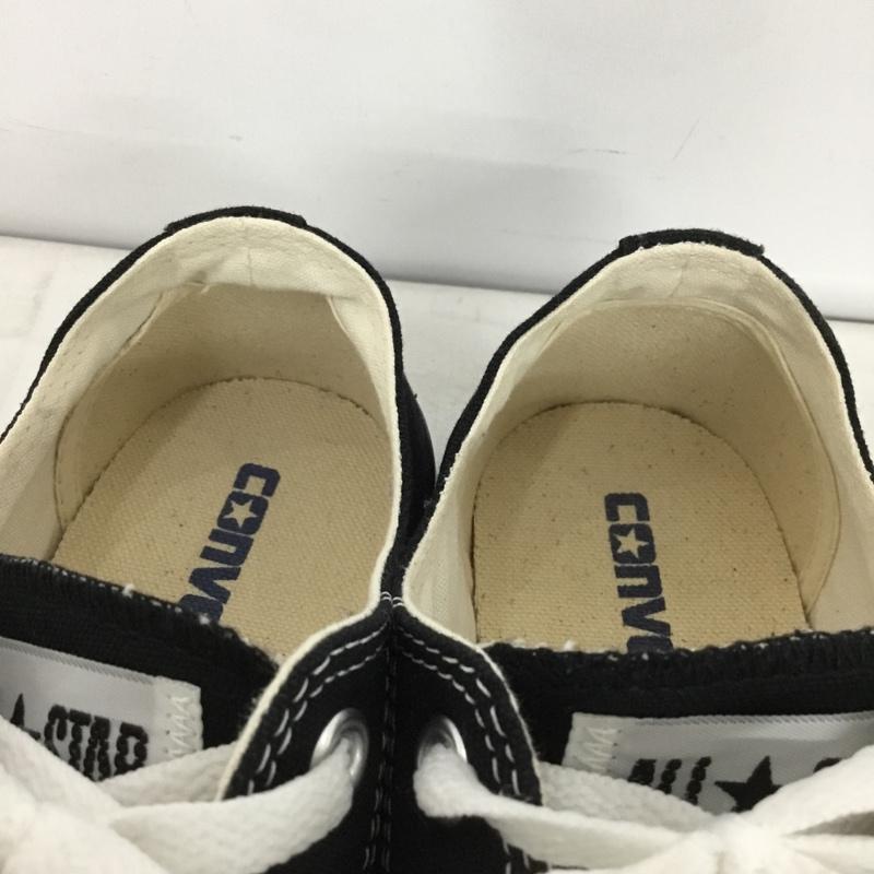 コンバース CONVERSE スニーカー スニーカー M9166 キャンバス オールスター OX 23.5cm 23.5cm ロゴ、文字 黒 / ブラック / X 白 / ホワイト /  レディース USED 古着 中古 10148411