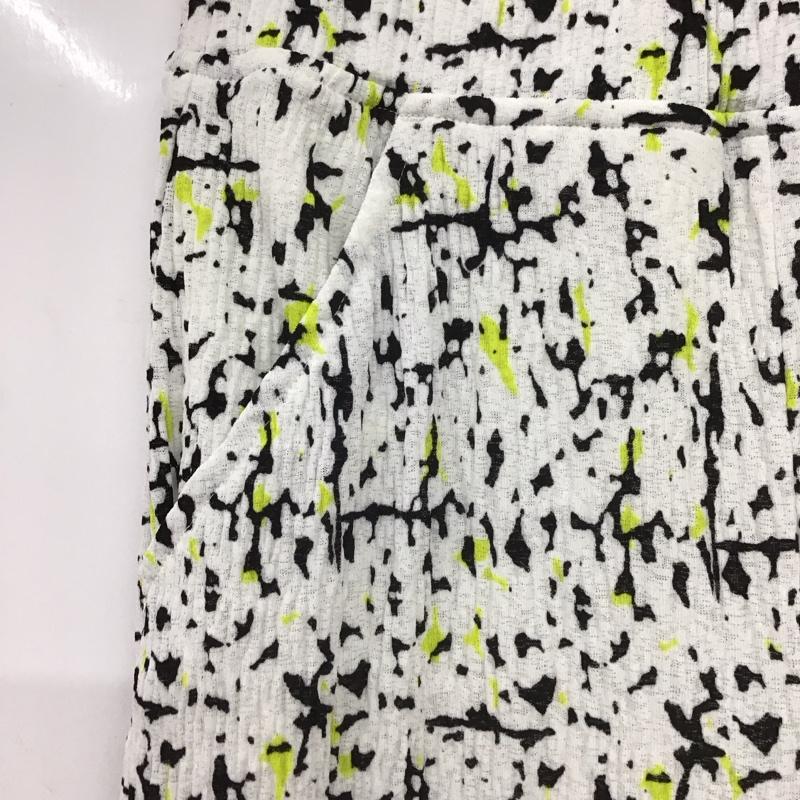 ジーナシス JEANASIS ボトムス ボトムス JS050842MW ワイドパンツ FREE 総柄 白 / ホワイト /  レディース USED 古着 中古 10148427