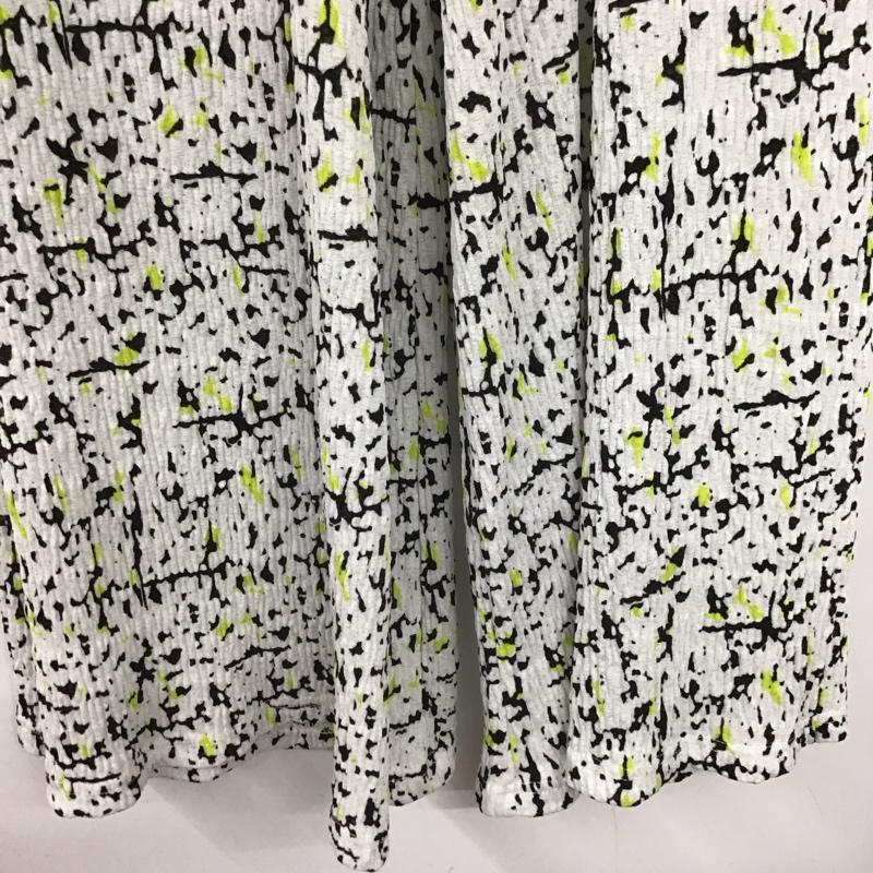 ジーナシス JEANASIS ボトムス ボトムス JS050842MW ワイドパンツ FREE 総柄 白 / ホワイト /  レディース USED 古着 中古 10148427