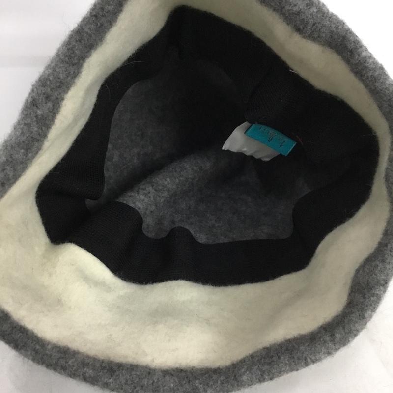 古着 USED 帽子 ニット帽 tuduri ウール 無地 灰 / グレー /  レディース USED 古着 中古 10148439