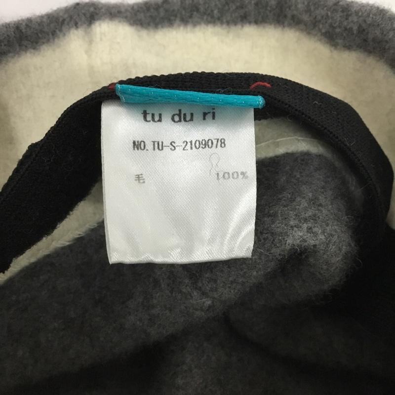古着 USED 帽子 ニット帽 tuduri ウール 無地 灰 / グレー /  レディース USED 古着 中古 10148439