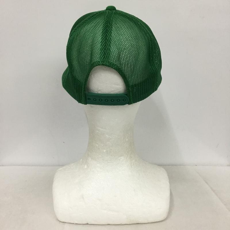 古着 USED 帽子 キャップ メッシュキャップ ロゴ、文字 緑 / グリーン /  メンズ USED 古着 中古 10148442