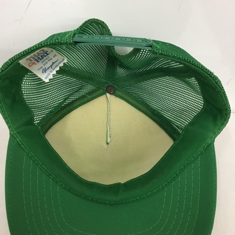 古着 USED 帽子 キャップ メッシュキャップ ロゴ、文字 緑 / グリーン /  メンズ USED 古着 中古 10148442
