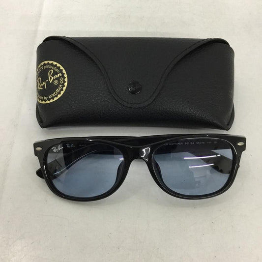 レイバン Ray-Ban めがね・サングラス サングラス RB2132-F NEW WAYFARER カラーレンズ ケース付き ロゴ、文字 黒 / ブラック /  メンズ USED 古着 中古 10148448