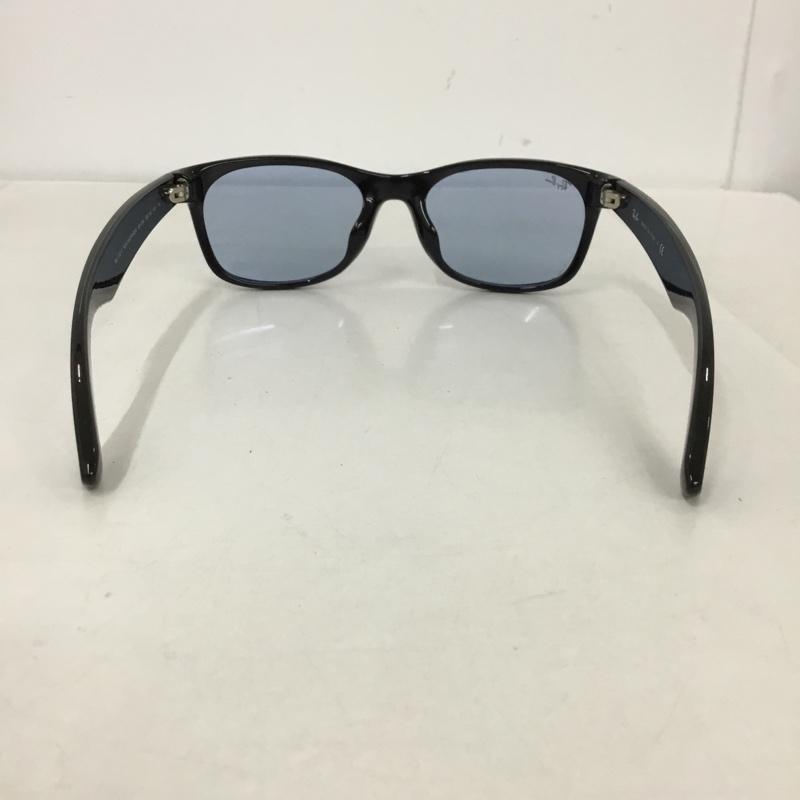 レイバン Ray-Ban めがね・サングラス サングラス RB2132-F NEW WAYFARER カラーレンズ ケース付き ロゴ、文字 黒 / ブラック /  メンズ USED 古着 中古 10148448