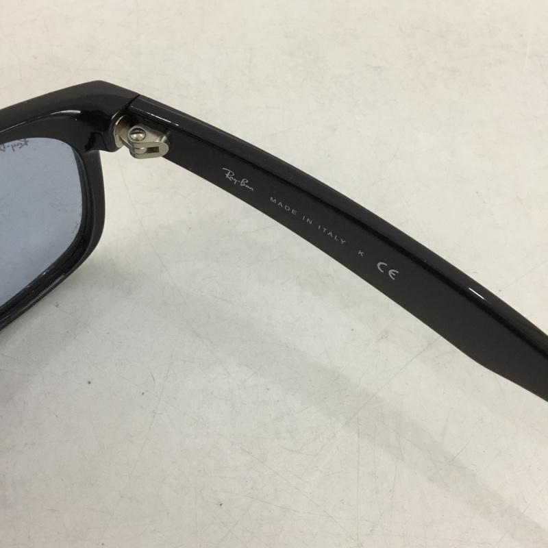 レイバン Ray-Ban めがね・サングラス サングラス RB2132-F NEW WAYFARER カラーレンズ ケース付き ロゴ、文字 黒 / ブラック /  メンズ USED 古着 中古 10148448