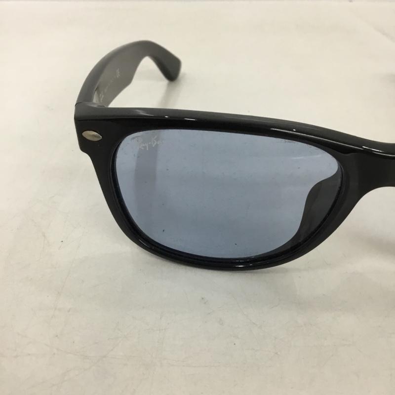 レイバン Ray-Ban めがね・サングラス サングラス RB2132-F NEW WAYFARER カラーレンズ ケース付き ロゴ、文字 黒 / ブラック /  メンズ USED 古着 中古 10148448