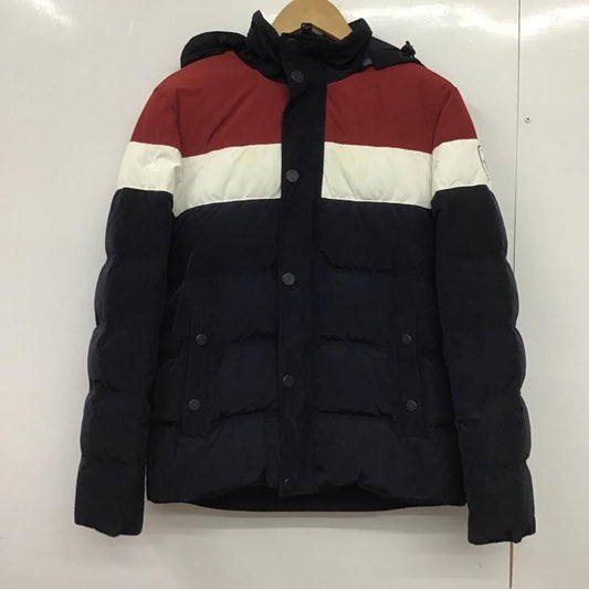 トミーヒルフィガー TOMMY HILFIGER ジャケット、上着 ジャンパー、ブルゾン ジップアップジャケット ダウンジャケット アウター M ロゴ、文字 赤 / レッド / X 白 / ホワイト / X 紺 / ネイビー /  メンズ USED 古着 中古 10148480
