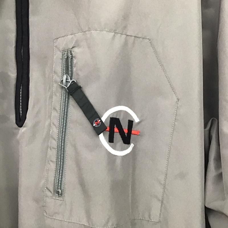 ノーティカ NAUTICA ジャケット、上着 ジャンパー、ブルゾン ジップアップジャケット ナイロンジャケット アウター L ロゴ、文字 灰 / グレー /  メンズ USED 古着 中古 10148484