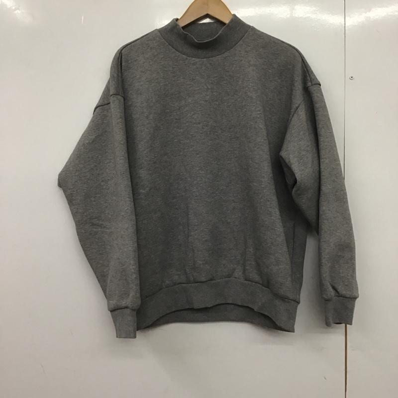 アディダス adidas トレーナー 長袖 長袖トレーナー スウェット スタンドネック XS 無地 灰 / グレー /  メンズ USED 古着 中古 10148490