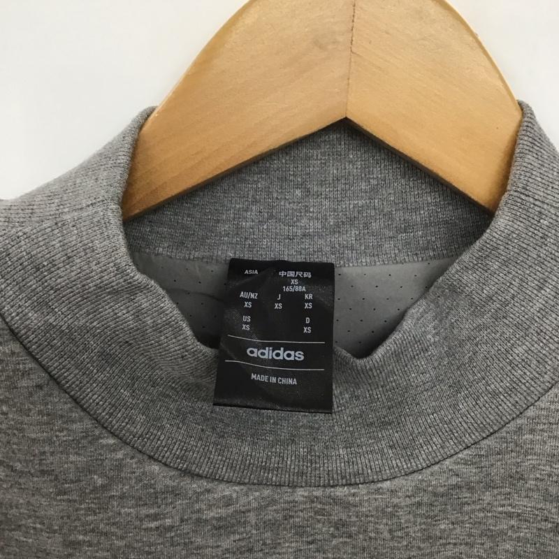 アディダス adidas トレーナー 長袖 長袖トレーナー スウェット スタンドネック XS 無地 灰 / グレー /  メンズ USED 古着 中古 10148490