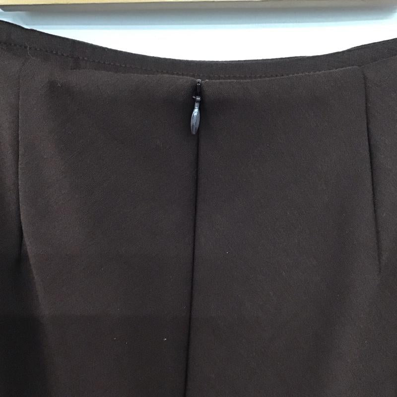 ナチュラルビューティーベーシック NATURAL BEAUTY BASIC スカート ロングスカート マーメイドスカート M 無地 茶 / ブラウン /  レディース USED 古着 中古 10148503
