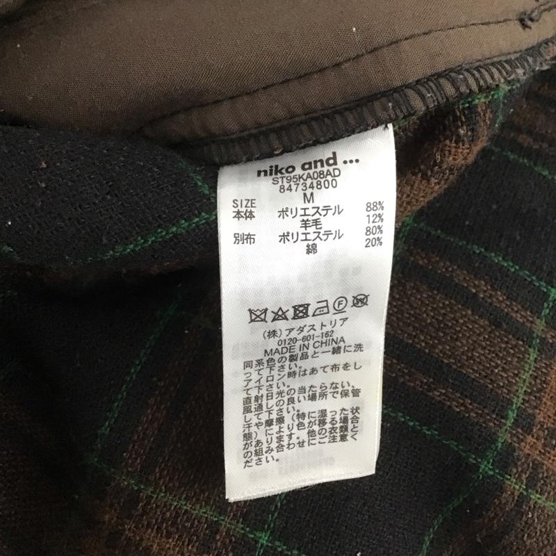 ニコアンド niko and... シャツ、ブラウス 長袖 長袖シャツ チェックシャツ カラーシャツ 厚手 M チェック マルチカラー / マルチカラー /  メンズ USED 古着 中古 10148504