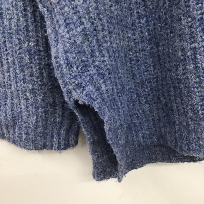 ローリーズファーム LOWRYS FARM カーディガン 長袖 ニット FREE 無地 青 / ブルー /  レディース USED 古着 中古 10148507