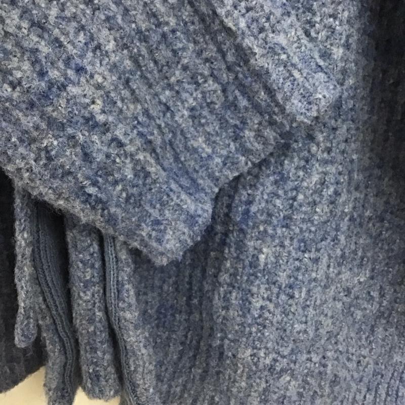 ローリーズファーム LOWRYS FARM カーディガン 長袖 ニット FREE 無地 青 / ブルー /  レディース USED 古着 中古 10148507