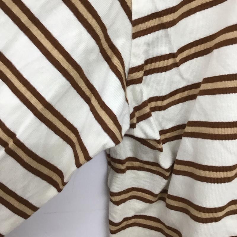 ローリーズファーム LOWRYS FARM Tシャツ 長袖 FREE ボーダー柄 マルチカラー / マルチカラー /  レディース USED 古着 中古 10148508