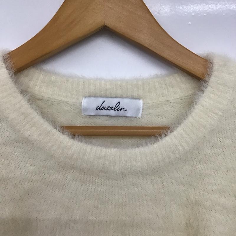 ダズリン dazzlin ニット、セーター 長袖 FREE 刺繍 白 / ホワイト /  レディース USED 古着 中古 10148511