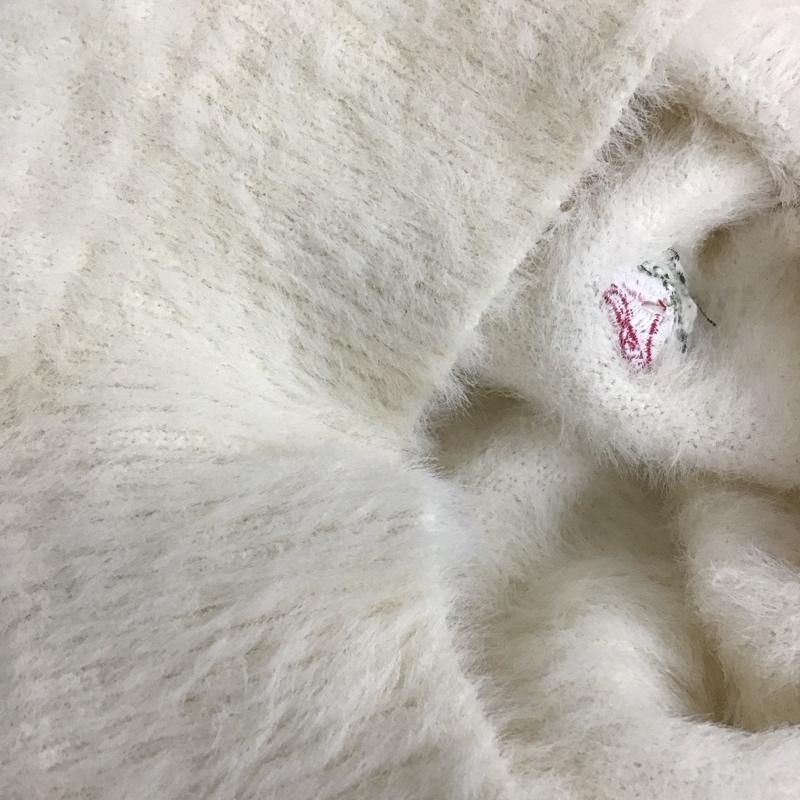 ダズリン dazzlin ニット、セーター 長袖 FREE 刺繍 白 / ホワイト /  レディース USED 古着 中古 10148511
