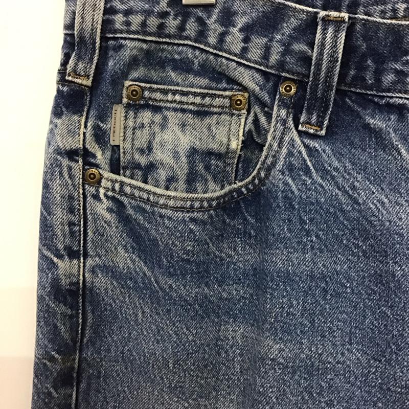 カーハート Carhartt パンツ デニム、ジーンズ デニムパンツ ワイドパンツ カジュアルパンツ 36 無地 インディゴ / インディゴ /  メンズ USED 古着 中古 10148521
