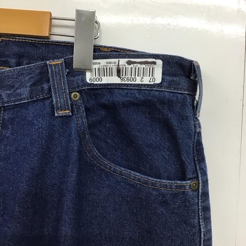 カーハート Carhartt パンツ デニム、ジーンズ デニムパンツ ワイドパンツ カジュアルパンツ 36 無地 インディゴ / インディゴ /  メンズ USED 古着 中古 10148532