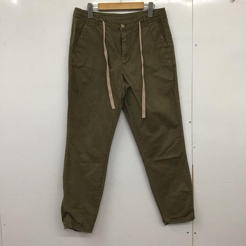 ザラベーシック ZARA BASIC パンツ ワークパンツ、ペインターパンツ ワイドパンツ カジュアルパンツ ワークパンツ 40 無地 カーキ / カーキ /  メンズ USED 古着 中古 10148536
