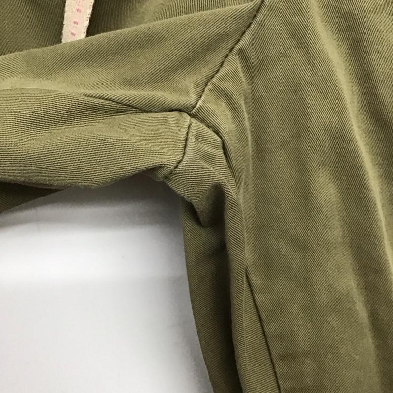 ザラベーシック ZARA BASIC パンツ ワークパンツ、ペインターパンツ ワイドパンツ カジュアルパンツ ワークパンツ 40 無地 カーキ / カーキ /  メンズ USED 古着 中古 10148536