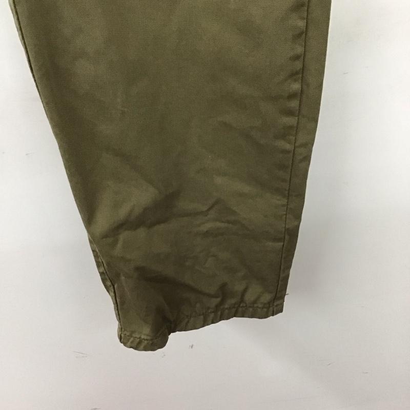 ザラベーシック ZARA BASIC パンツ ワークパンツ、ペインターパンツ ワイドパンツ カジュアルパンツ ワークパンツ 40 無地 カーキ / カーキ /  メンズ USED 古着 中古 10148536