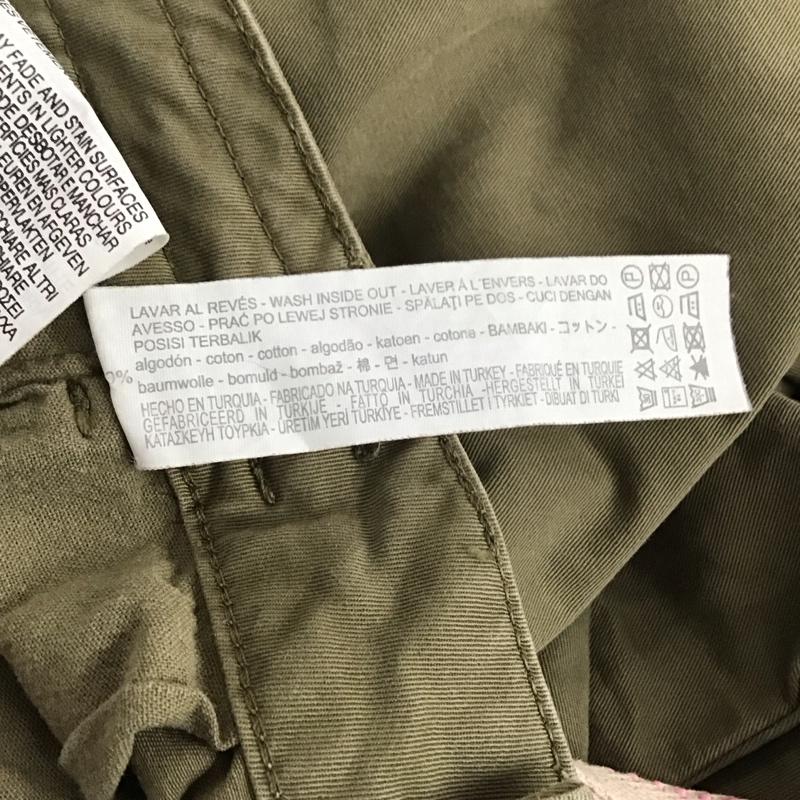 ザラベーシック ZARA BASIC パンツ ワークパンツ、ペインターパンツ ワイドパンツ カジュアルパンツ ワークパンツ 40 無地 カーキ / カーキ /  メンズ USED 古着 中古 10148536