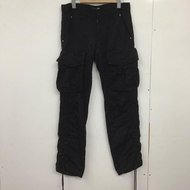 ハルプ HALB パンツ ワークパンツ、ペインターパンツ 5947303-1 カーゴパンツ S 無地 黒 / ブラック /  メンズ USED 古着 中古 10148537