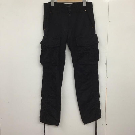 ハルプ HALB パンツ ワークパンツ、ペインターパンツ 5947303-1 カーゴパンツ S 無地 黒 / ブラック /  メンズ USED 古着 中古 10148537