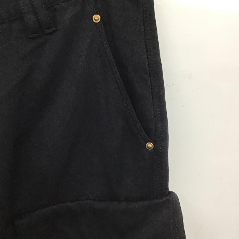 ハルプ HALB パンツ ワークパンツ、ペインターパンツ 5947303-1 カーゴパンツ S 無地 黒 / ブラック /  メンズ USED 古着 中古 10148537
