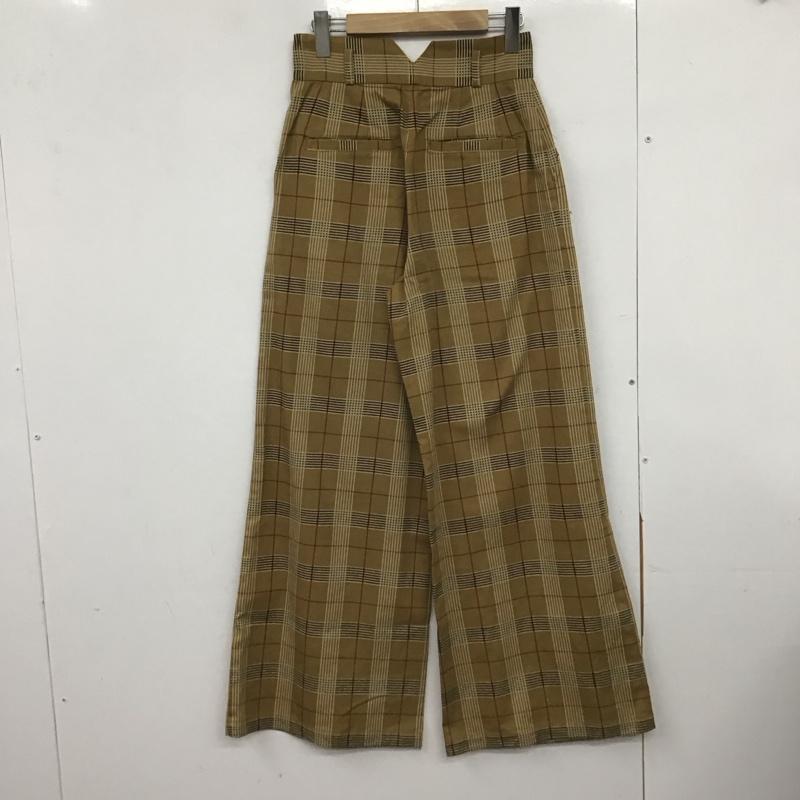 マウジー MOUSSY パンツ スラックス 010AAH30-8060 ViVi ワイドパンツ PATTERN WIDE PT 1 チェック マルチカラー / マルチカラー /  レディース USED 古着 中古 10148545