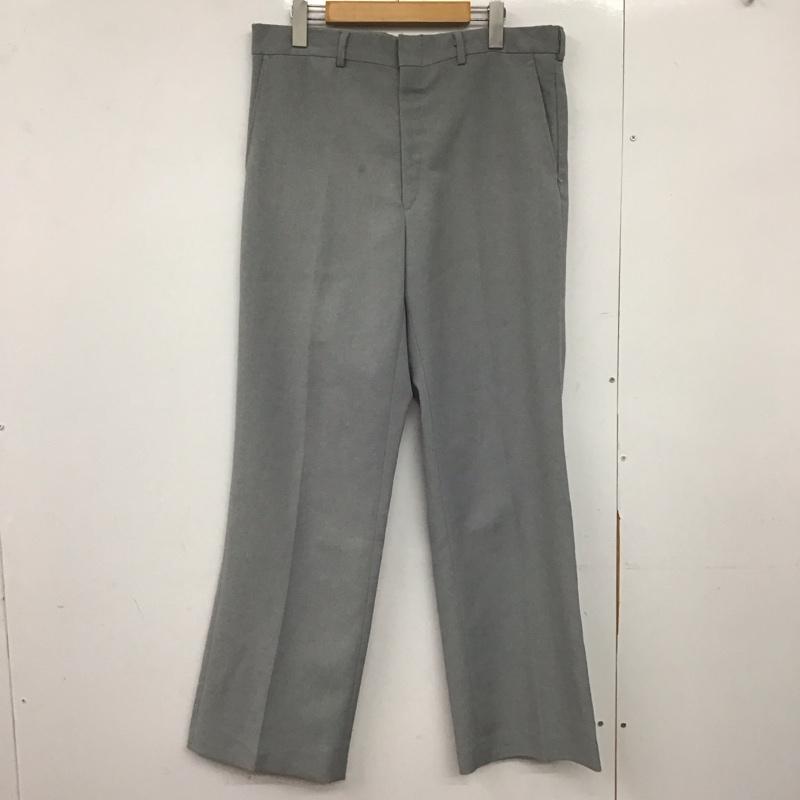 シアーズ SEARS パンツ スラックス スラックスパンツ ワイドパンツ センタータックパンツ 70s 36 無地 灰 / グレー /  メンズ USED 古着 中古 10148550