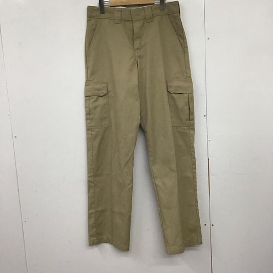 ディッキーズ Dickies パンツ ワークパンツ、ペインターパンツ カーゴパンツ ミリタリーパンツ ワイドパンツ 32インチ ロゴ、文字 ベージュ / ベージュ /  メンズ USED 古着 中古 10148553