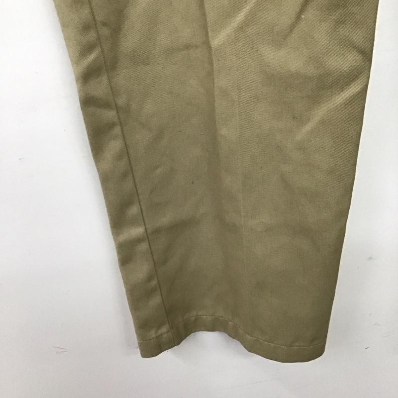 ディッキーズ Dickies パンツ ワークパンツ、ペインターパンツ カーゴパンツ ミリタリーパンツ ワイドパンツ 32インチ ロゴ、文字 ベージュ / ベージュ /  メンズ USED 古着 中古 10148553